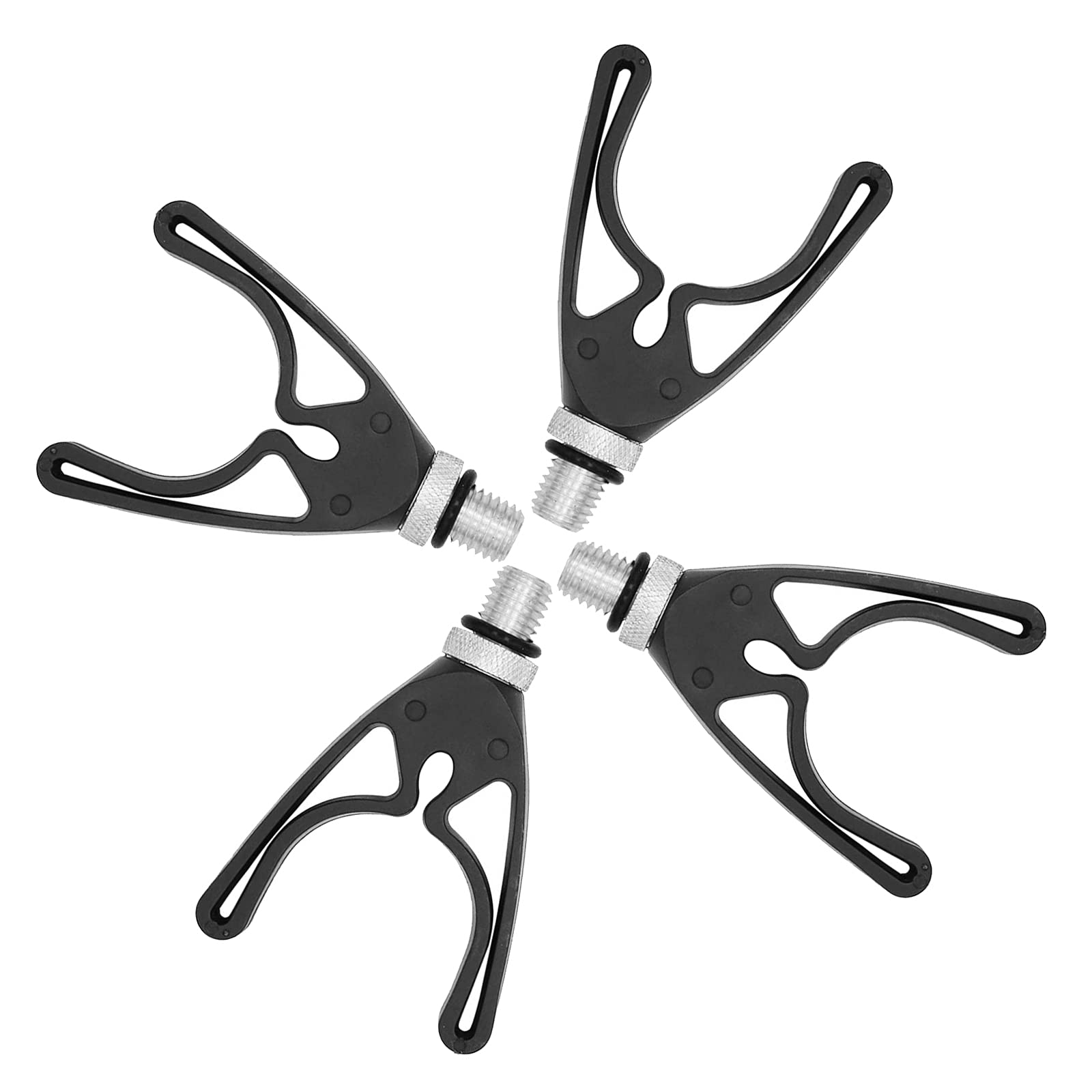 Amazon | Milageto 4ピースラバーフィッシングロッドホルダーバット